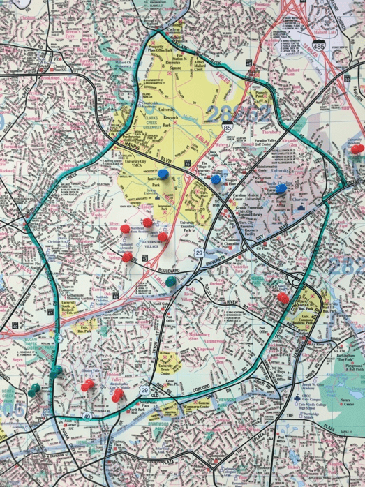 UCity Family Zone map